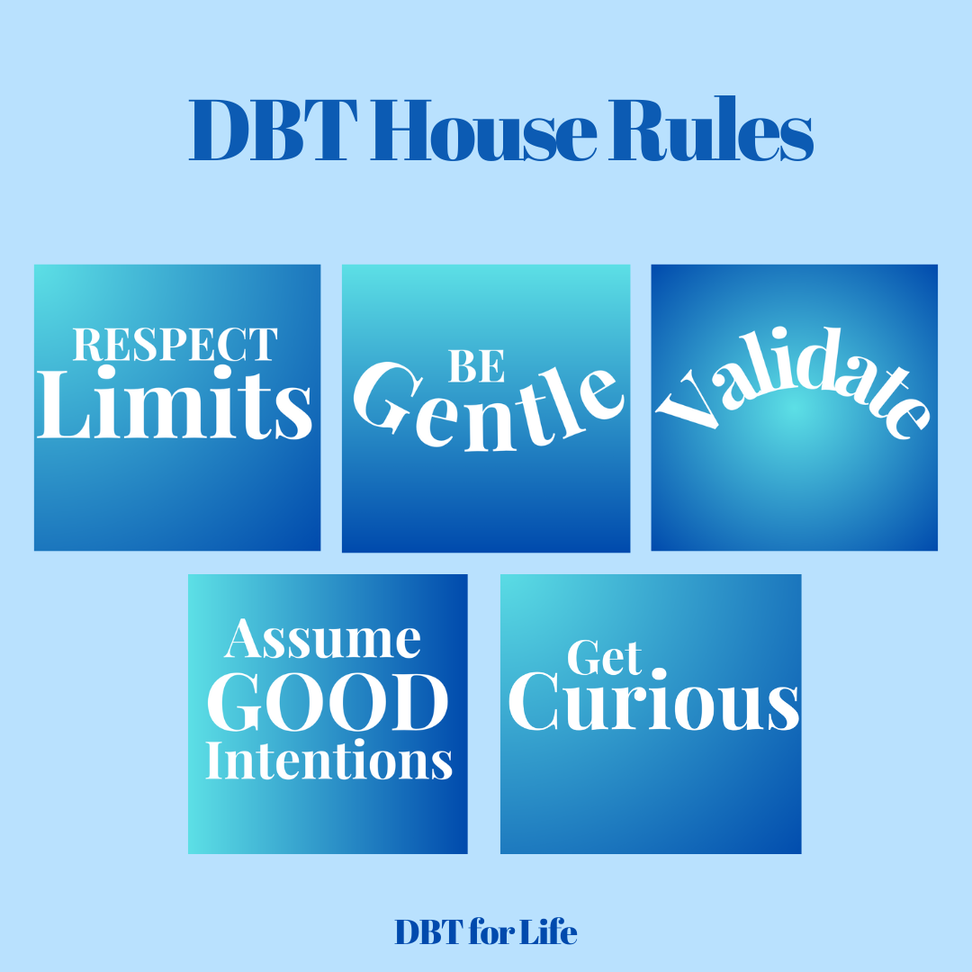 DBT House Rules: Living with other people and still liking them (A DBT for Life LIVE WEBinar)